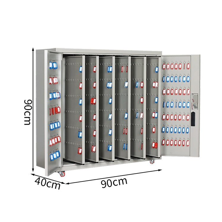 キャビネット　キーボックス　収納　大容量　多段式　冷間加工　スライドレール　キーフック　可動棚板　錠付き　パスワードタイプ　指紋認証タイプ　実用　安全性　洗練　CWG-K063 tomokagu