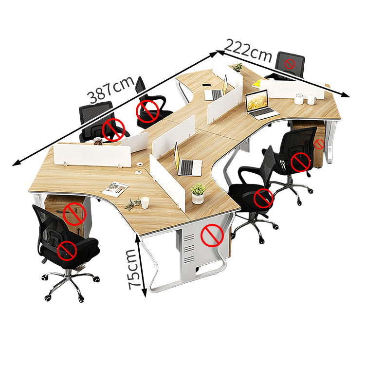オフィスデスク-オフィス-デスク-モダン-シンプル-多機能キャビネット-エコ板材-パーティション-人間工学-sl-bgz-030