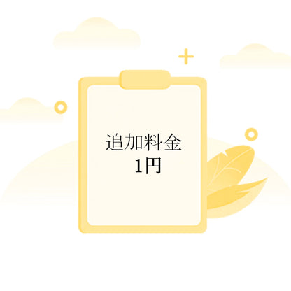 ご注文の追加料金