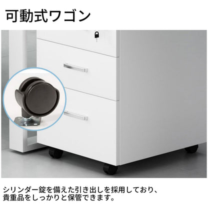 在宅ワーク　トップパネル付き　サイドワゴン付き　鍵付き　ロの字脚　配線孔あり　事務机　ワークデスク　オフィスデスク　長方形タイプ　事務所用　会社用　カスタマイズ可能　BGZ-T058　tomokagu