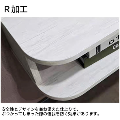 テレビボード　テレビ台　TVボード　壁掛け式　省スペース　メラミン化粧板　エコ素材　収納力抜群　大容量　Ｒ加工　DSG-T039