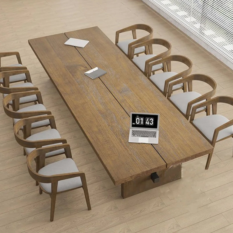超高級大型木製会議テーブル - センターテーブル