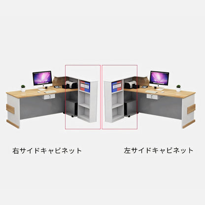 カウンター　エントランス受付　レジカウンター　オフィス受付　オープン収納　ロック付き　ホワイト　ブラック　カスタマイズ可能　JDT-T023