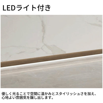 シック　マーブル調　モダン　上品　エレガント　LEDライト　受付カウンター　レジカウンター　レジ台　フロント　メラミン化粧板　カスタマイズ可能　JDT-T029