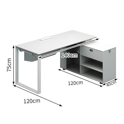 オフィス　オフィスデスク　デスク　シンプル　洗練　収納　パーティションホワイト　スチール　MG-BGZ-LLS14