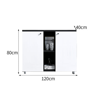 ファイルキャビネット　キャビネット　収納キャビネット　大容量　組み合わせ　収納　シンプル　スタイリッシュ　ホワイト　カスタマイズ可能　CWG-T123