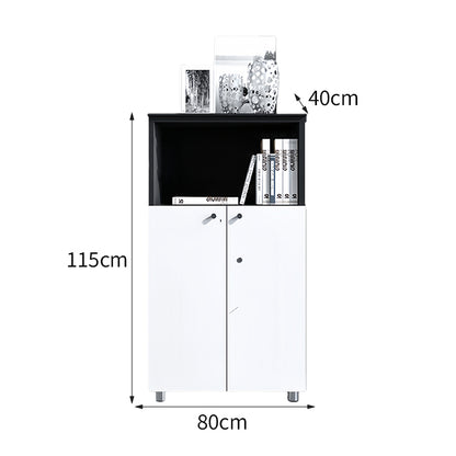 ファイルキャビネット　キャビネット　収納キャビネット　大容量　組み合わせ　収納　シンプル　スタイリッシュ　ホワイト　カスタマイズ可能　CWG-T123