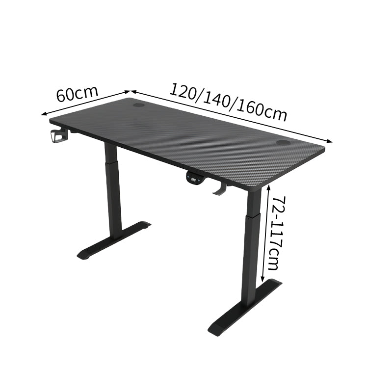 昇降ワークデスク　作業デスク　パソコンデスク　作業用　メラミン化粧板　昇降可能　シンプル　ホワイト　SNZ-T021