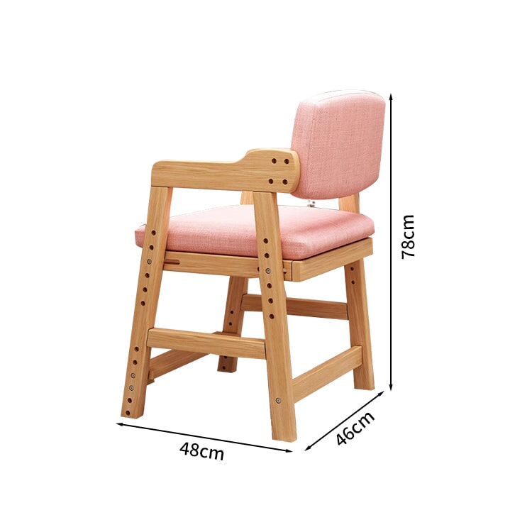 足置き付き　調節機能　人間工学　子供用　ポリエステル生地　ファブリック生地　学習チェア　学習椅子　木製椅子　椅子　キッズチェア　オシャレ　ウォールナット　SNY-T002　tomokagu