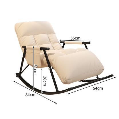 ロッキングチェア　リクライニング機能　人間工学デザイン　ポリエステル　スチール製フレーム　快適　シンプル　SNY-T031