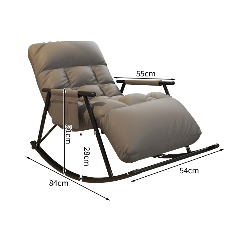 ロッキングチェア　リクライニング機能　人間工学デザイン　ポリエステル　スチール製フレーム　快適　シンプル　SNY-T031