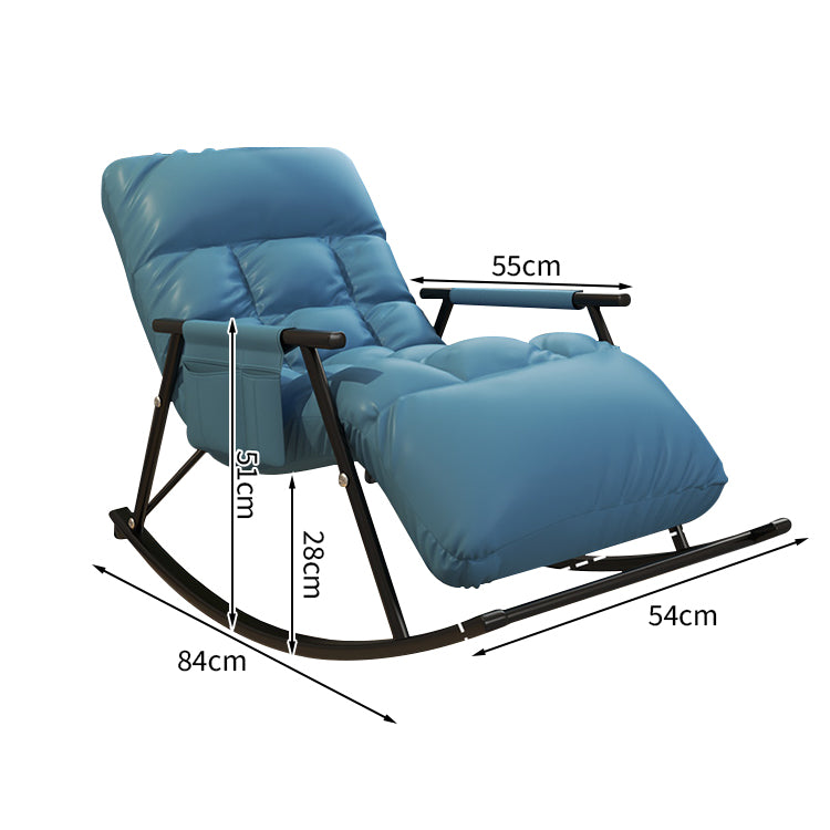 ロッキングチェア　リクライニング機能　人間工学デザイン　ポリエステル　スチール製フレーム　快適　シンプル　SNY-T031