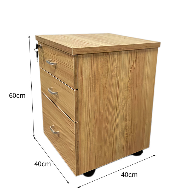 大容量収納　収納　サイドワゴン　キャビネット　シンプル　キャスター付き　オフィス家具　ナチュラル　YDG-T008