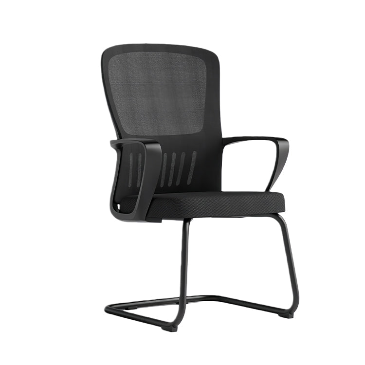 オフィスチェア　シンプル　スタイリッシュ　チェア　人間工学　立体調節　昇降　高反発ウレタン　ブラック　BGY-T130