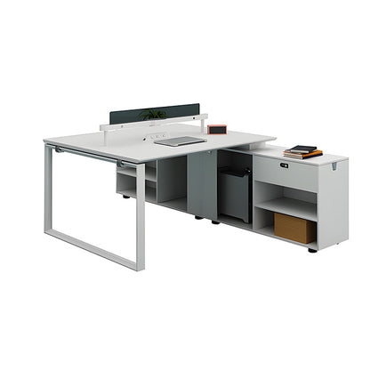 オフィス　オフィスデスク　デスク　シンプル　洗練　収納　パーティションホワイト　スチール　MG-BGZ-LLS14