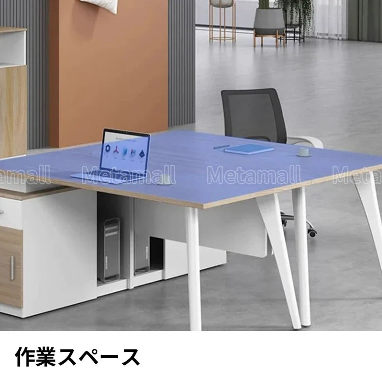 标题：書斎机　ワークデスク　事務机　モダン　木目調　広々天板　頑丈設計　高耐久　耐水加工　防汚仕上げ　プライバシー保護　機能的　カスタマイズ可能　BGZ-M096