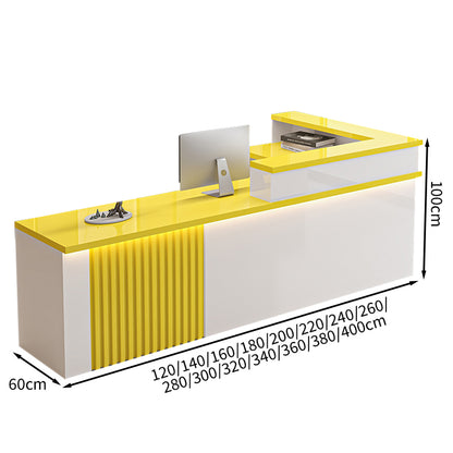 モダン　シンプル　シック　受付カウンター　レジカウンター　フロント　メラミン化粧板　ビジネス　カスタマイズ可能　JDT-T086