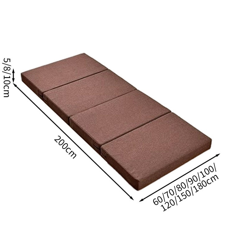 高反発　体圧分散　ファスナー付き　折りたたみ　四つ折り　多機能　綿麻素材　高密度ウレタンフォーム　マットレス ソファー　ソファ　ベッドルーム　カスタマイズ可能　CD-T002　tomokagu