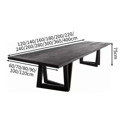 高耐久性　ダイニングテーブル　ミーティングテーブル　おしゃれ　会議机　会議テーブル　長机　打ち合わせ　グレー　カスタマイズ可能　HYZ-T011