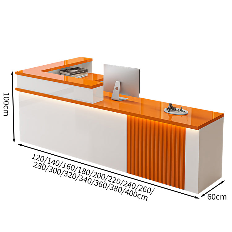 モダン　シンプル　シック　受付カウンター　レジカウンター　フロント　メラミン化粧板　ビジネス　カスタマイズ可能　JDT-T086