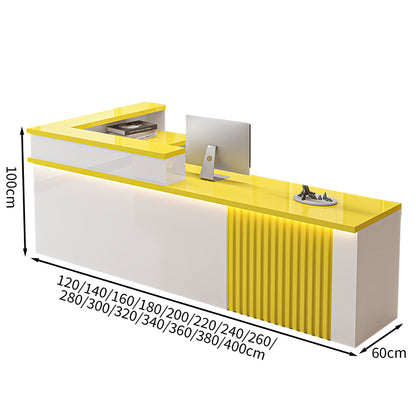 モダン　シンプル　シック　受付カウンター　レジカウンター　フロント　メラミン化粧板　ビジネス　カスタマイズ可能　JDT-T086