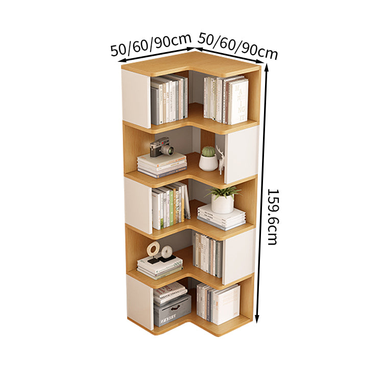 片隅　優れた耐久性　下落防止　ブックシェルフ　本棚　キャビネット　収納家具　書類収納　ファイル　ラック　漫画　事務所用　自宅用　おしゃれ　ナチュラル　ホワイト　SNG-T013　tomokagu