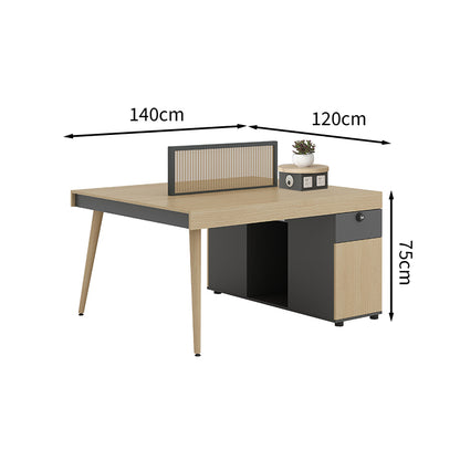 大容量収納　デスク　オフィス家具　事務用デスク　学習机　オフィスデスク　モダン　カスタマイズ可能　BGZ-T017　tomokagu