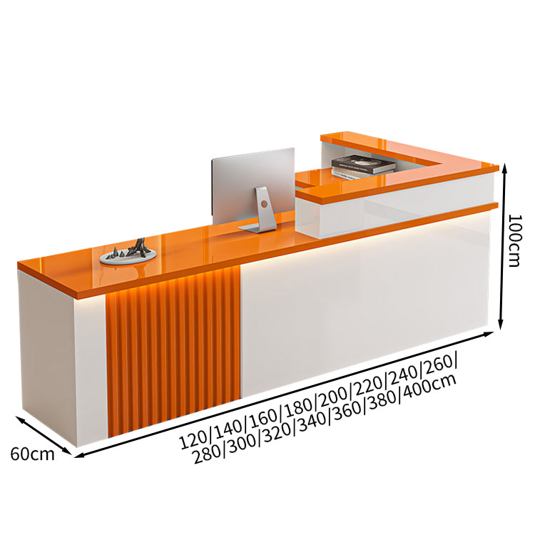 モダン　シンプル　シック　受付カウンター　レジカウンター　フロント　メラミン化粧板　ビジネス　カスタマイズ可能　JDT-T086
