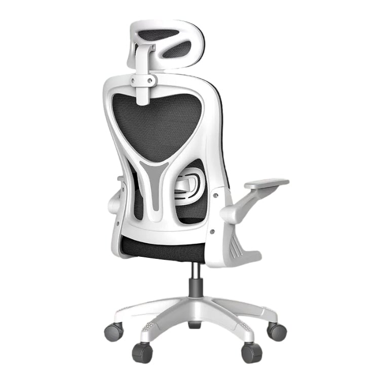 オフィスチェア デスクチェア 跳ね上げ式アームレスト メッシュチェア 椅子 可動肘 座面昇降 在宅勤務 高機能 ヘッドレスト付き　S字構造　 高反発ウレタン　ラテックス　ランバーサポート付き　キャスター付き BGY-524